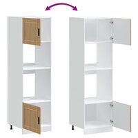 Ovenkasten 2 st Porto bewerkt hout artisanaal eikenkleurig 8