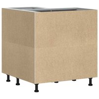 Keuken hoekonderkast &quot;Porto&quot; bewerkt hout artisanaal eikenkleur 8