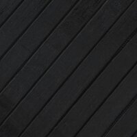 Vloerkleed vierkant 100x100 cm bamboe zwart 7