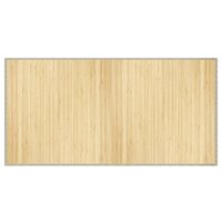 Vloerkleed rechthoekig 100x200 cm bamboe lichtnaturel 2