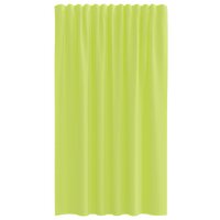 Gordijnen voile met roedezakken 2 st appelgroen 4