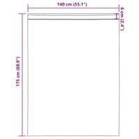 Gordijnen voile met roedezakken 2 st appelgroen 9