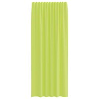 Gordijnen voile met roedezakken 2 st appelgroen 4