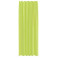 Gordijnen voile met roedezakken 2 st appelgroen 4