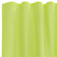 Gordijnen voile met roedezakken 2 st appelgroen 5