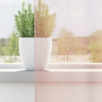 Gordijnen voile met roedezakken 2 st lichtroze 3