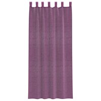 Gordijnen voile met roedezakken 2 st paars 4