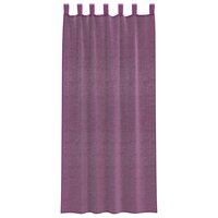 Gordijnen voile met roedezakken 2 st paars 4
