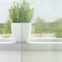 Gordijnen voile met roedezakken 2 st lichtgrijs 3