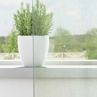 Gordijnen voile met roedezakken 2 st lichtgrijs 3