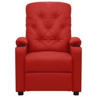 Sta-op-massagestoel kunstleer wijnrood 3