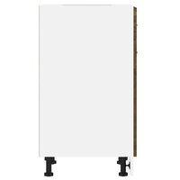 Onderkast met lade Lyon 50x46x81,5 cm bewerkt hout gerookt eiken 6