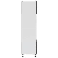 Ovenkasten 2 st Lucca bewerkt hout zwart 6