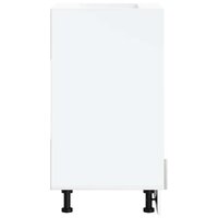 Ovenkast Lucca bewerkt hout betongrijs 5