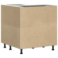 Keuken hoekonderkast Lucca bewerkt hout gerookt eikenkleurig 8