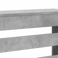 Radiatorombouw 78x20x82 cm bewerkt hout betongrijs 6