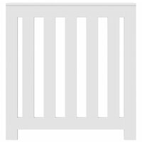 Radiatorombouw 78x20x82 cm bewerkt hout wit 3