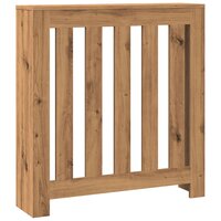 Radiatorombouw 78x20x82 cm bewerkt hout artisanaal eikenkleur 2