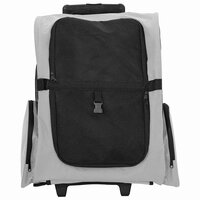 Huisdierentrolley 3-in-1 48x32x57 cm oxford stof grijs 3