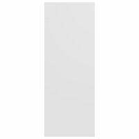 Wandtafel 105x30x80 cm bewerkt hout wit 6