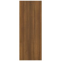 Wandtafel 105x30x80 cm bewerkt hout bruin eikenkleur 6