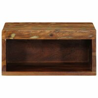 Tv-meubel wandmontage 40x30x19 cm massief gerecycled hout 4