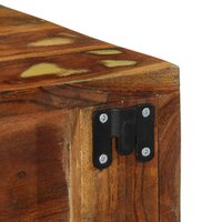 Tv-meubel wandmontage 40x30x19 cm massief gerecycled hout 8