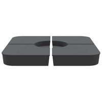 4-delige Set parasolvoeten voor kruisvoet parasol 100 kg PP 3