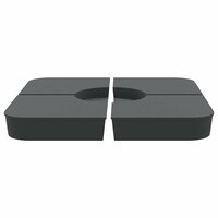 4-delige Set parasolvoeten voor kruisvoet parasol 100 kg PP 4