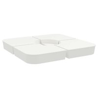 4-delige Set parasolvoeten voor kruisvoet parasol 100 kg PP 2