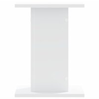 Plantenstandaards 2 st 30x30x40 cm bewerkt hout wit 6