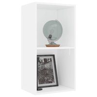 Boekenkast 40x30x76,5 cm bewerkt hout wit 3