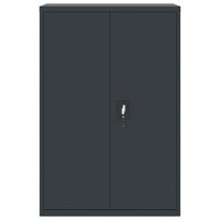 Archiefkast 90x40x180 cm staal antracietkleurig 8