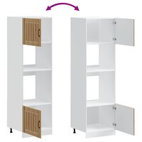 Ovenkasten 2 st Lucca bewerkt hout artisanaal eikenkleurig 8