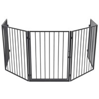 Openhaardhek staal zwart  3