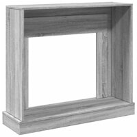 Haardombouw 100x30x87,5 cm bewerkt hout grijs sonoma eikenkleur 6