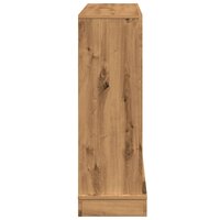Haardombouw 100x30x87,5 cm bewerkt hout artisanaal eikenkleurig 5