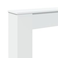 Haardombouw 100x20x100 cm bewerkt hout wit 7