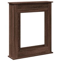 Haardombouw 75x20x87,5 cm bewerkt hout bruin eikenkleurig 2