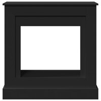 Haardombouw 90x30x90 cm bewerkt hout zwart 4