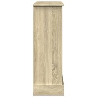 Haardombouw 90x30x90 cm bewerkt hout sonoma eikenkleurig 5