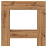 Haardombouw 81x18x82 cm bewerkt hout artisanaal eikenkleurig 4