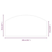 Glasplaat openhaard 100x50 cm 9