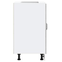 Spoelbakonderkast Lucca bewerkt hout betongrijs 6