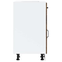 Keuken onderkast Lucca bewerkt hout gerookt eikenkleurig 6