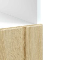 Ovenkast Lucca bewerkt hout sonoma eikenkleurig 8