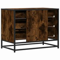 Ladekast 70x41x56 cm bewerkt hout gerookt eikenkleurig 7