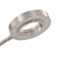 Lamp staand 18 W dimbaar 180 cm zilverkleurig 5