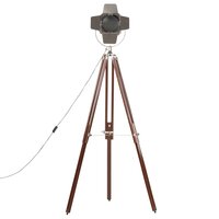 Vloerlamp driepoot 180 cm massief mangohout       6