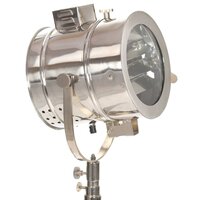 Vloerlamp driepoot 165 cm massief mangohout      7